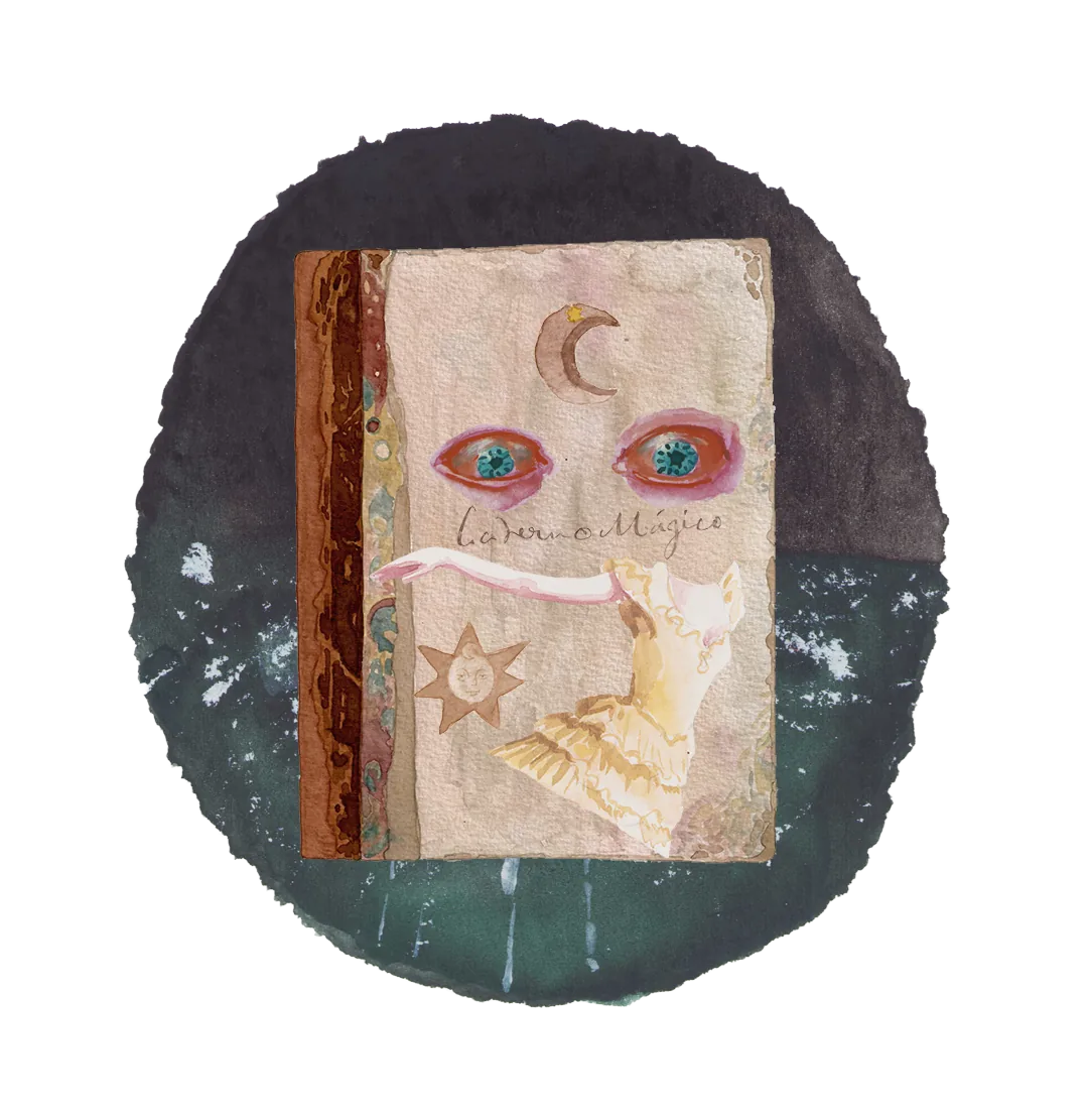 O Caderno Mágico — aguarela do caderno do duque