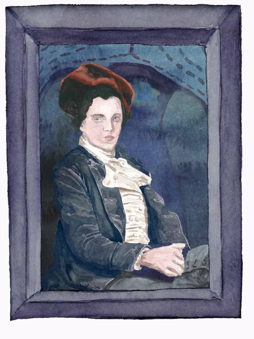 Retrato emoldurado de D. Pedro Henrique de Bragança